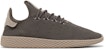 Pharrell Williams x adidas Tennis Hu 'Cinder Light Brown' Coklat Muda. GZ9526
