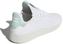 Shop Pharrell Williams x adidas Tennis Hu 'Light Teal' Lelaki Kasut. CQ2168