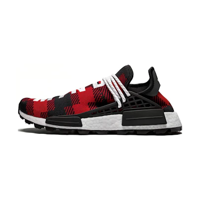 Pharrell Williams BBC adidas NMD Human Race Trail 'Red Plaid' (Family & Friends)