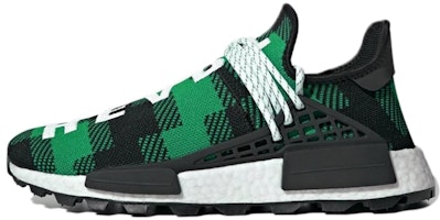 Pharrell Williams x Billionaire Boys Club x adidas NMD Human Race Trail 'Green Plaid' EF7388 Pharrell Williams x Billionaire Boys Club x adidas NMD Human Race Trail 'Green Plaid' EF7388