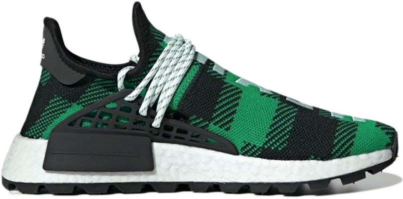 Pharrell Williams x Billionaire Boys Club x adidas NMD Human Race Trail 'Green Plaid' EF7388 Order Pharrell Williams x Billionaire Boys Club x adidas NMD Human Race Trail 'Green Plaid' EF7388