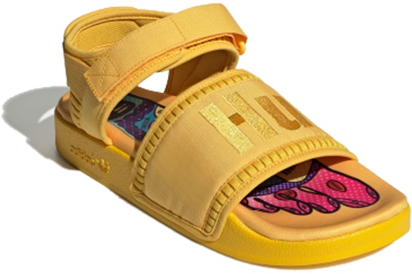 Pharrell x adidas Adilette 2.0 Sandal 'Bold Gold' EG7825 Lookbook Pharrell x adidas Adilette 2.0 Sandal 'Bold Gold' EG7825