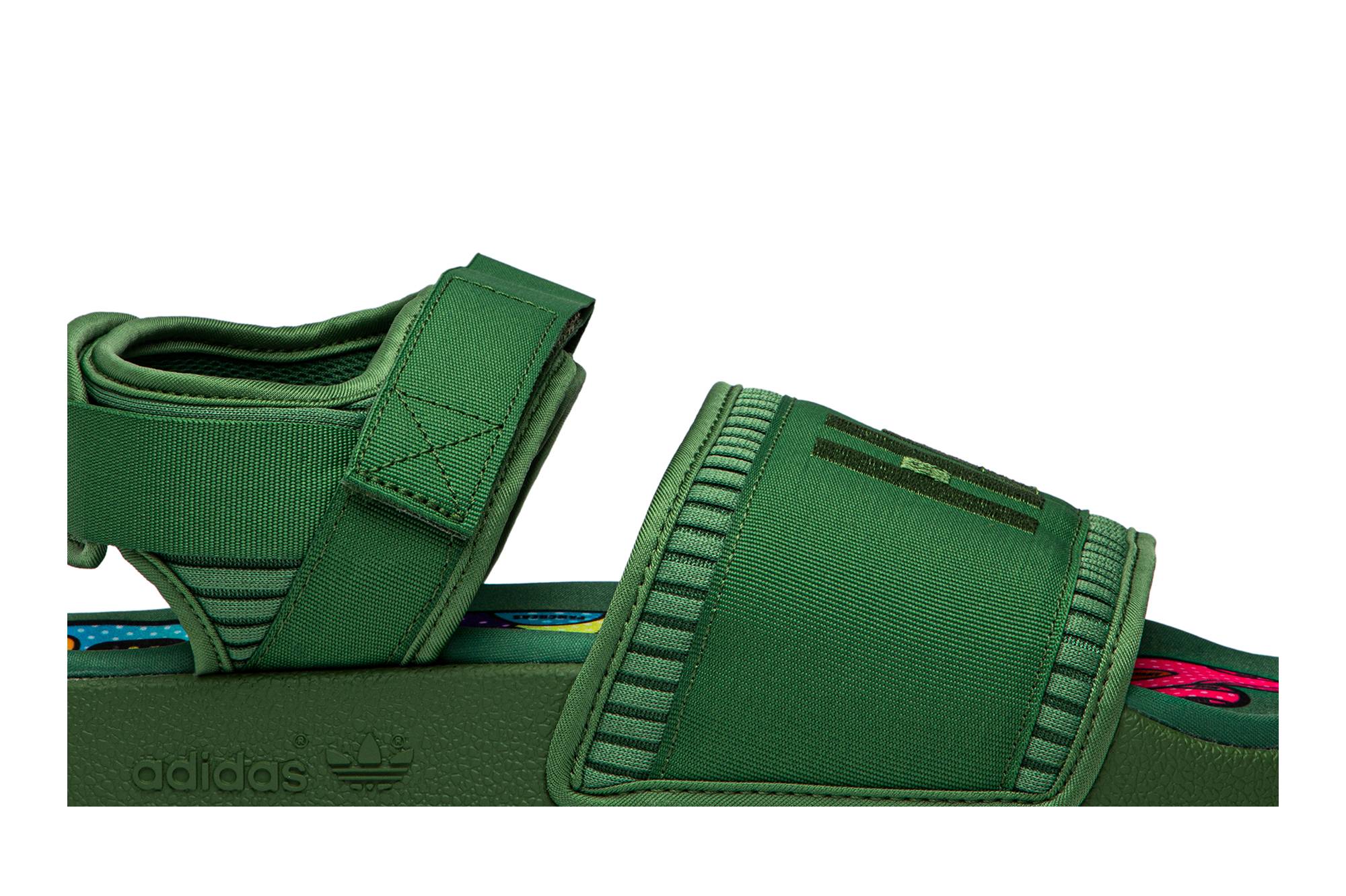 Order Pharrell x adidas 阿迪利特 2.0 凉鞋 '部落绿' FU7611