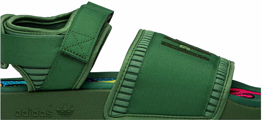 Pharrell x adidas Adilette 2.0 Sandal 'Tribe Green' Hijau Suku FU7611 Order Pharrell x adidas Adilette 2.0 Sandal 'Tribe Green' Hijau Suku FU7611