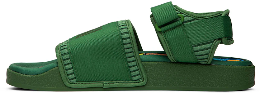 Pharrell x adidas 阿迪利特 2.0 凉鞋 '部落绿' FU7611 Lookbook Pharrell x adidas 阿迪利特 2.0 凉鞋 '部落绿' FU7611