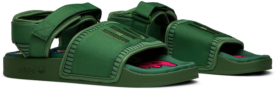 Pharrell x adidas 阿迪利特 2.0 凉鞋 '部落绿' FU7611 Cheap Pharrell x adidas 阿迪利特 2.0 凉鞋 '部落绿' FU7611