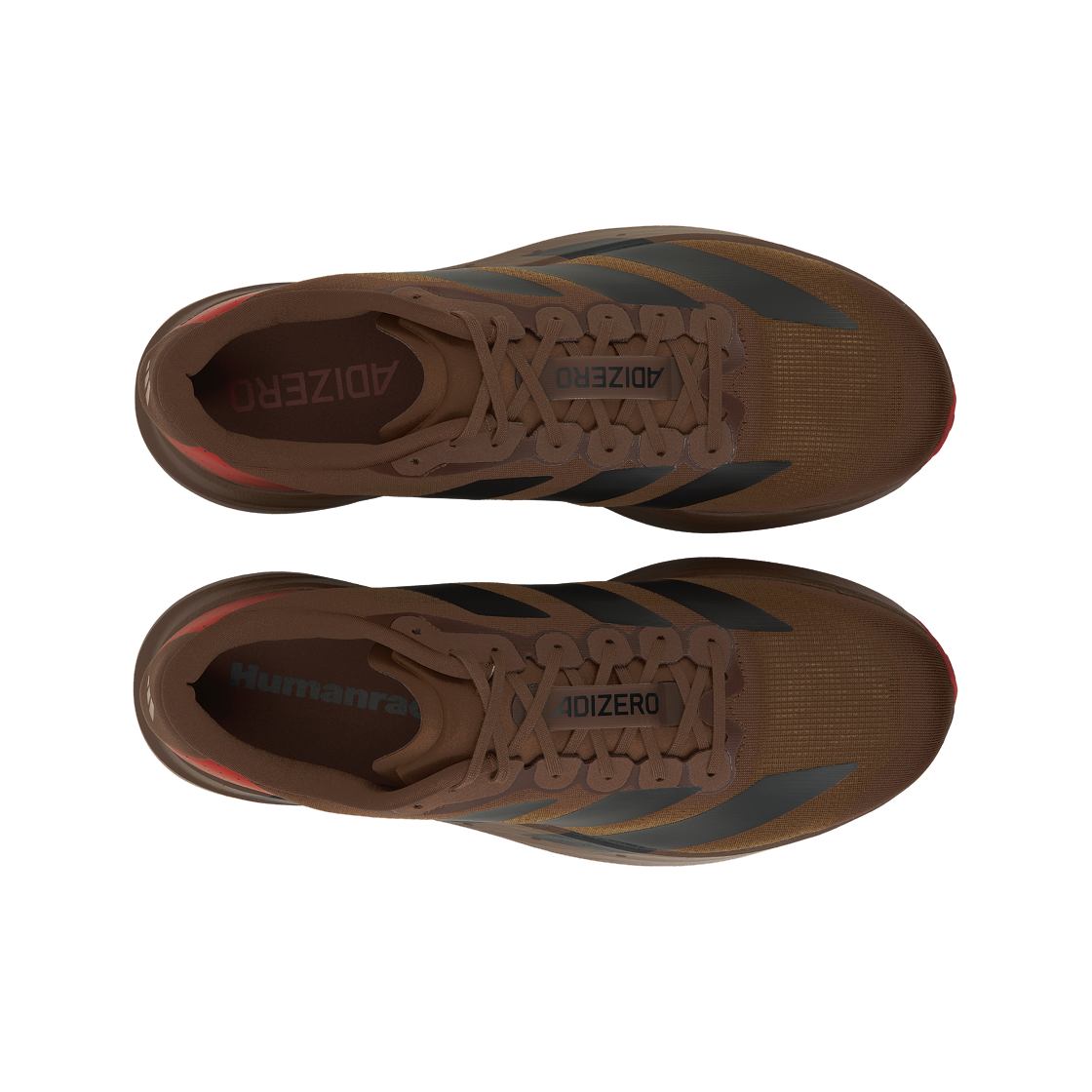 Details for Pharrell Williams x adidas Adizero Evo SL Humanrace Preloved Marrón KJ8809