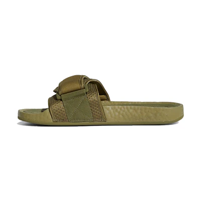 Pharrell adidas Boost Slides 'Olive Cargo'