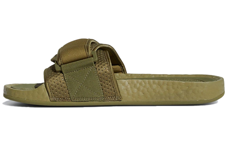 Pharrell x adidas Boost Slides 'Olive Cargo' FY6141