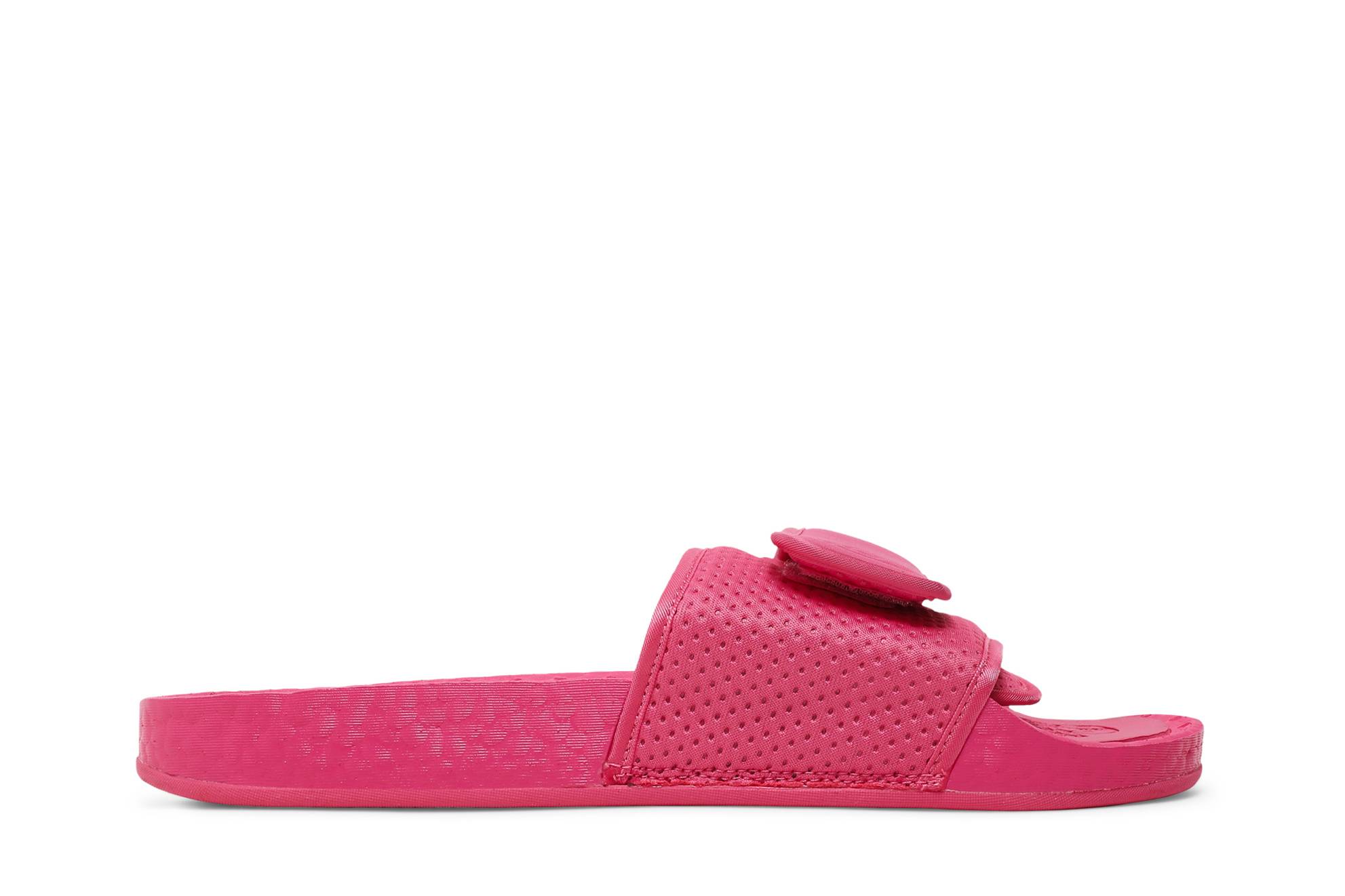 Pharrell x adidas Boost Slides 'Semi Solar Pink' FV7289