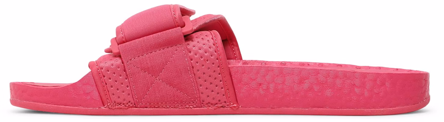 Pharrell x adidas Boost 排汗拖鞋 '半太陽粉紅' FV7289 Lookbook Pharrell x adidas Boost 排汗拖鞋 '半太陽粉紅' FV7289