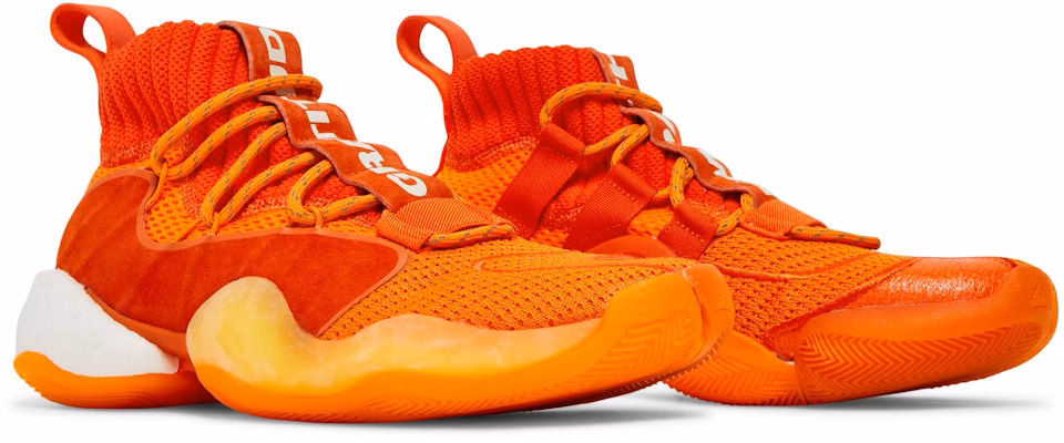 adidas originals Crazy BYW X “感恩版“ 天足 緩震耐磨 中筒 籃球鞋 男女同款 橘色 Cheap adidas originals Crazy BYW X “感恩版“ 天足 緩震耐磨 中筒 籃球鞋 男女同款 橘色