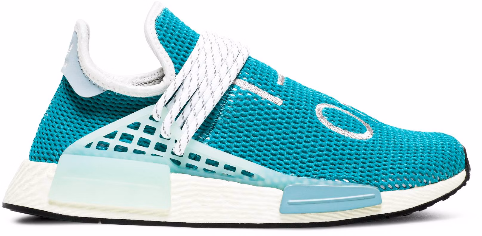 Adidas human race white top green