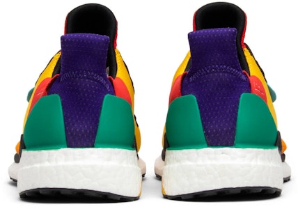 Pharrell x adidas Solar Hu Glide 'Bold Gold' Emas Berani BB8042 Details for Pharrell x adidas Solar Hu Glide 'Bold Gold' Emas Berani BB8042