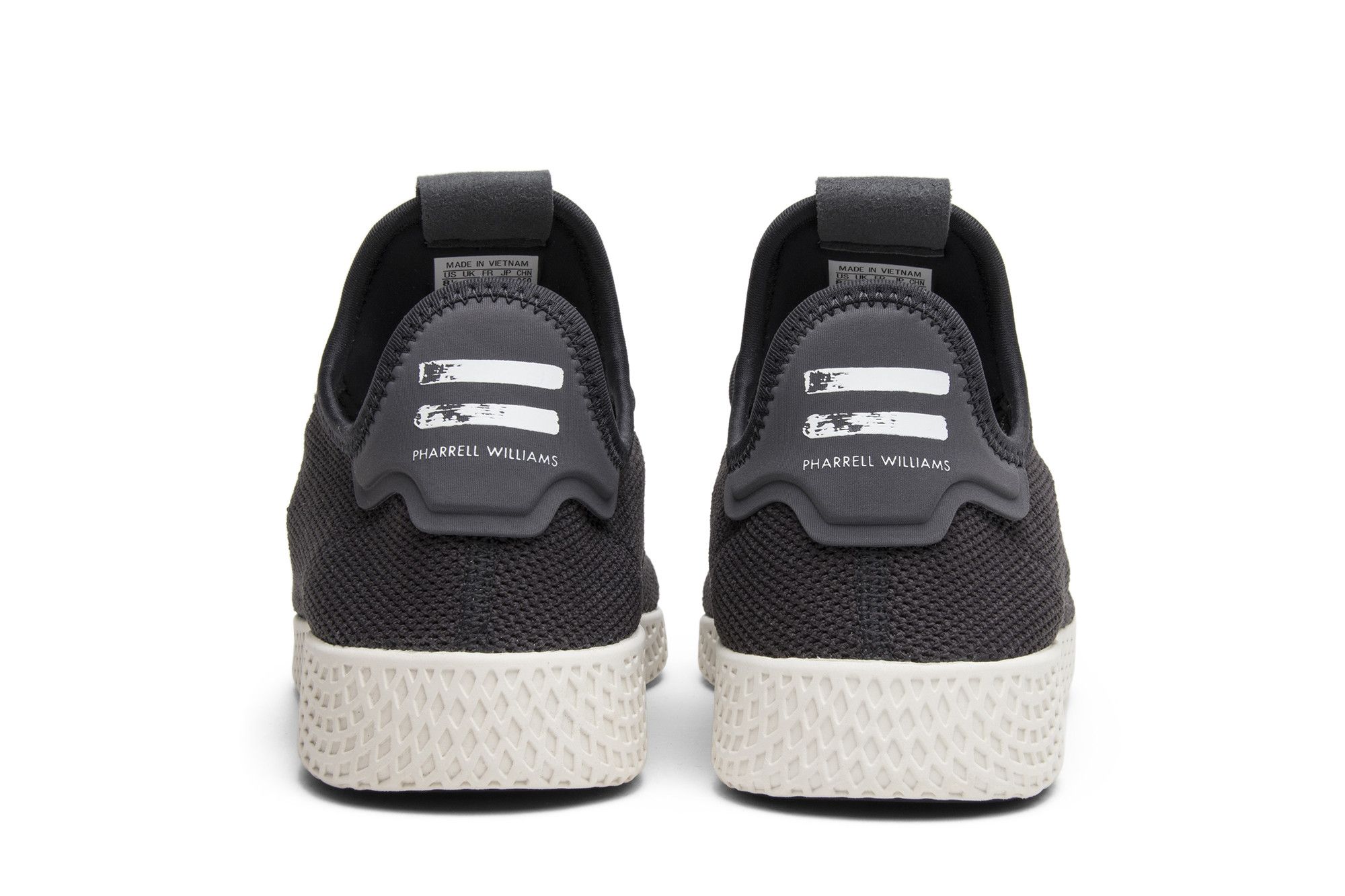 Details for Pharrell x adidas Tennis Hu 'Carbon' CQ2162