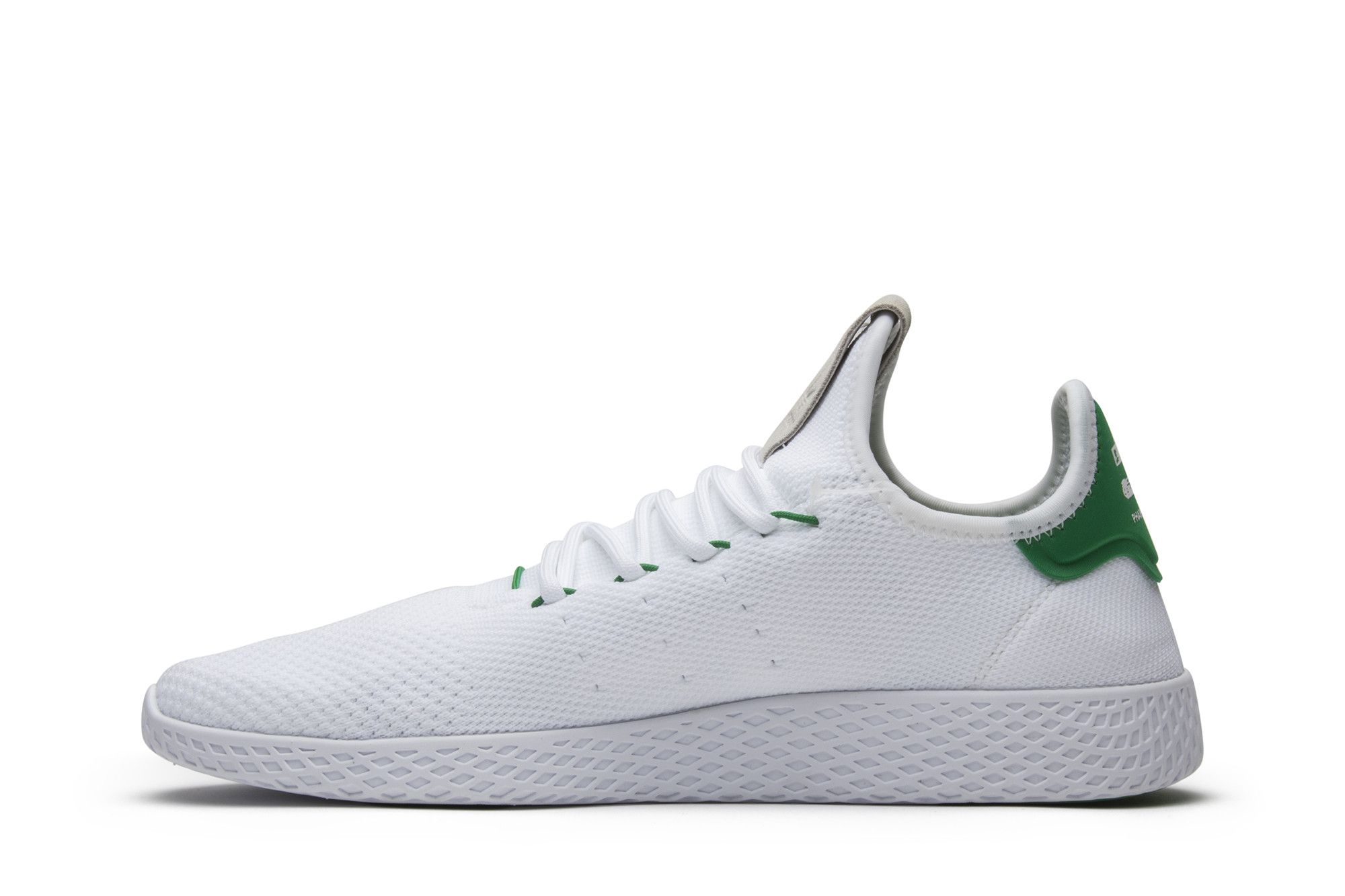 Shop Pharrell x 阿迪达斯 Tennis Hu '绿色' BA7828