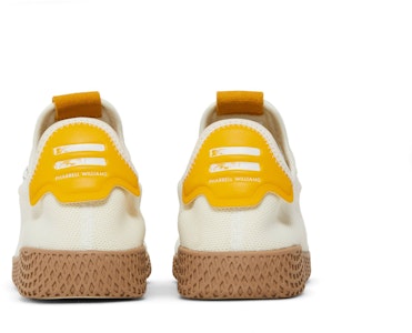 Pharrell x adidas Tennis Hu 'Off White Gum' dalam Warna Krim dan Tapak Gum. GZ3925 Details for Pharrell x adidas Tennis Hu 'Off White Gum' dalam Warna Krim dan Tapak Gum. GZ3925