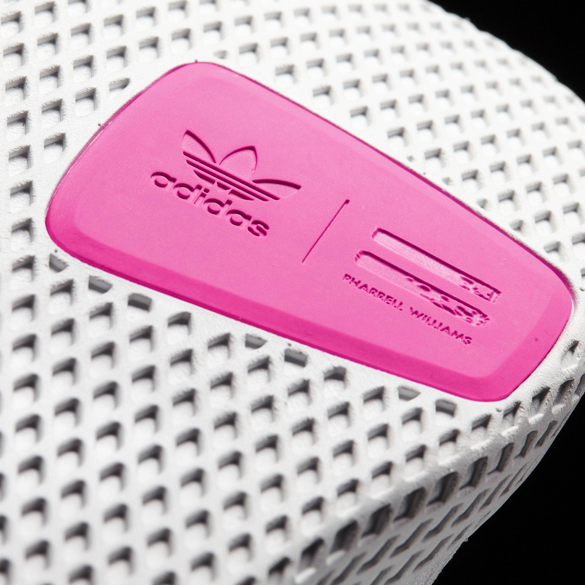 Details for Pharrell x adidas Tennis Hu 'Putih Merah Jambu' BY8714