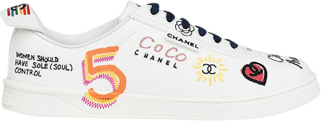 Pharrell x Chanel Sepatu Kulit 'Graffiti' 19D-G34878-X53027-C2340 Buy Pharrell x Chanel Sepatu Kulit 'Graffiti' 19D-G34878-X53027-C2340