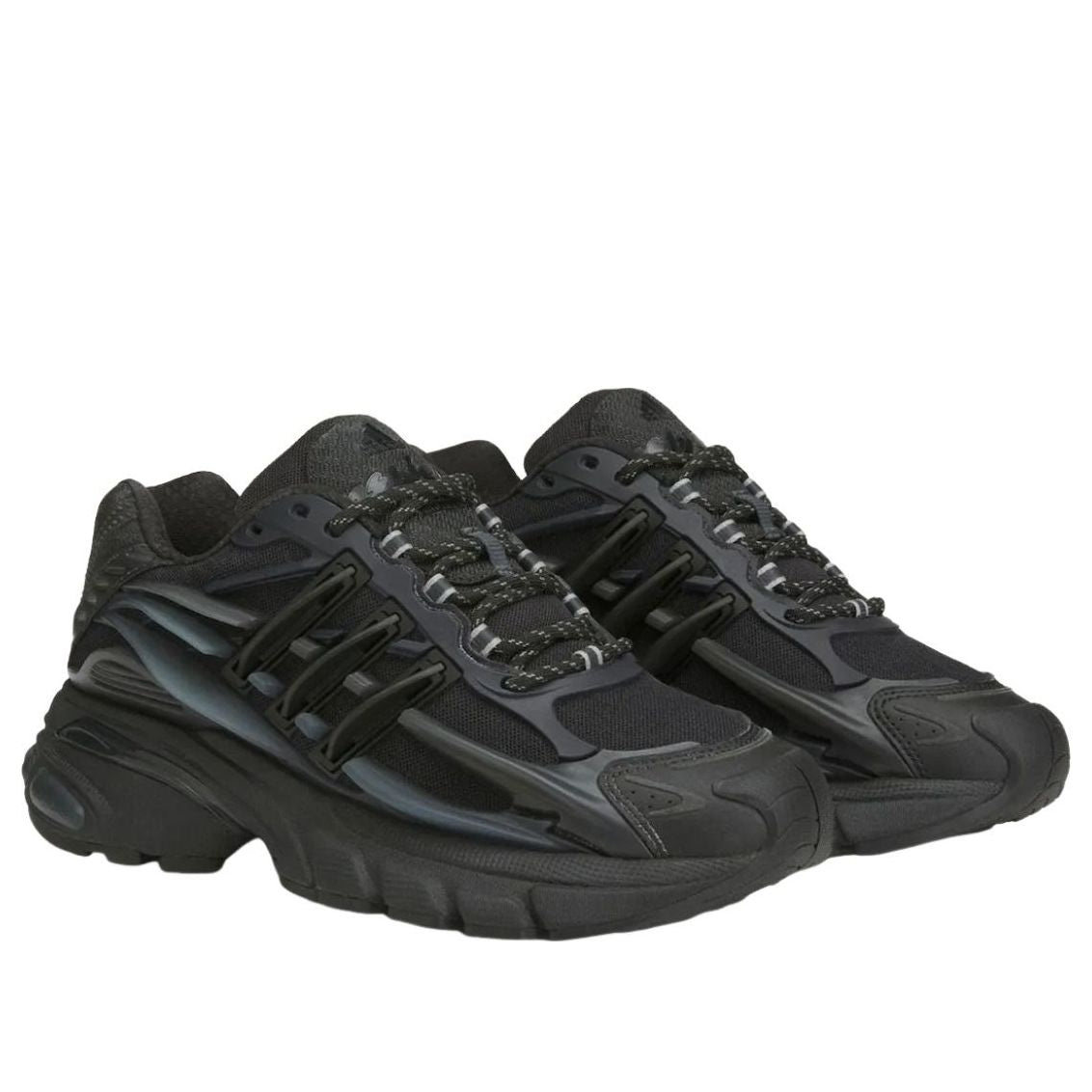 Lookbook Pharrell x VIRGINIA x adidas Adistar Jellyfish 'Triple Black' zapatillas negras KJ3841