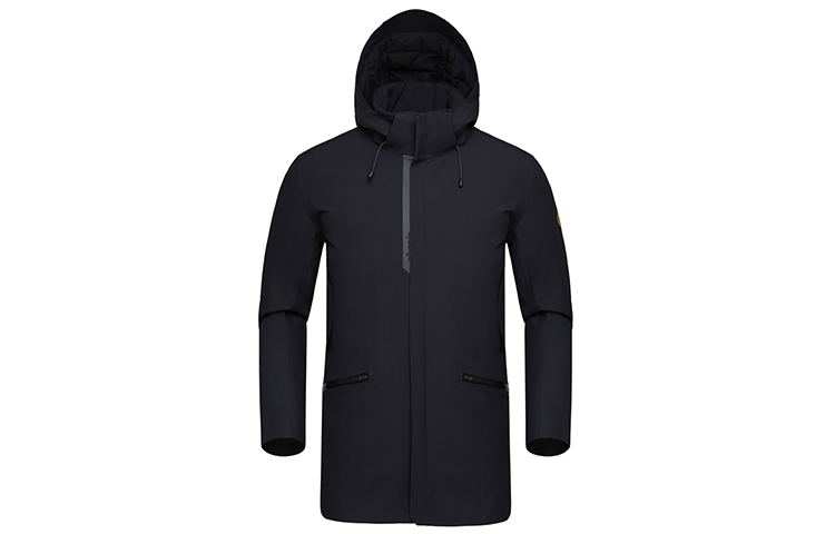 Phenix  Mid-Length Hooded Down Jacket - Ink Blue PC872OT01