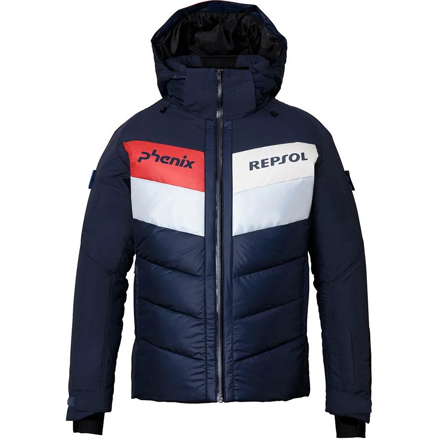 Phenix Colorblock Zip-Up Hoodie Jacket  Blue ESM23OT11