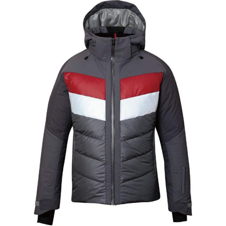 Phenix Grid Pattern Zipper Hoodie Jacket ESM23OT13