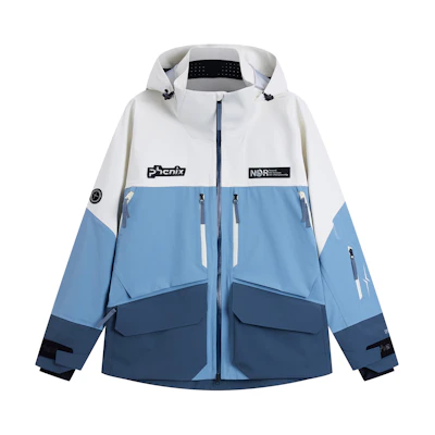 Phenix Norge 3L Blue Waterproof Windproof Breathable Ski Jacket PCKM2WT27