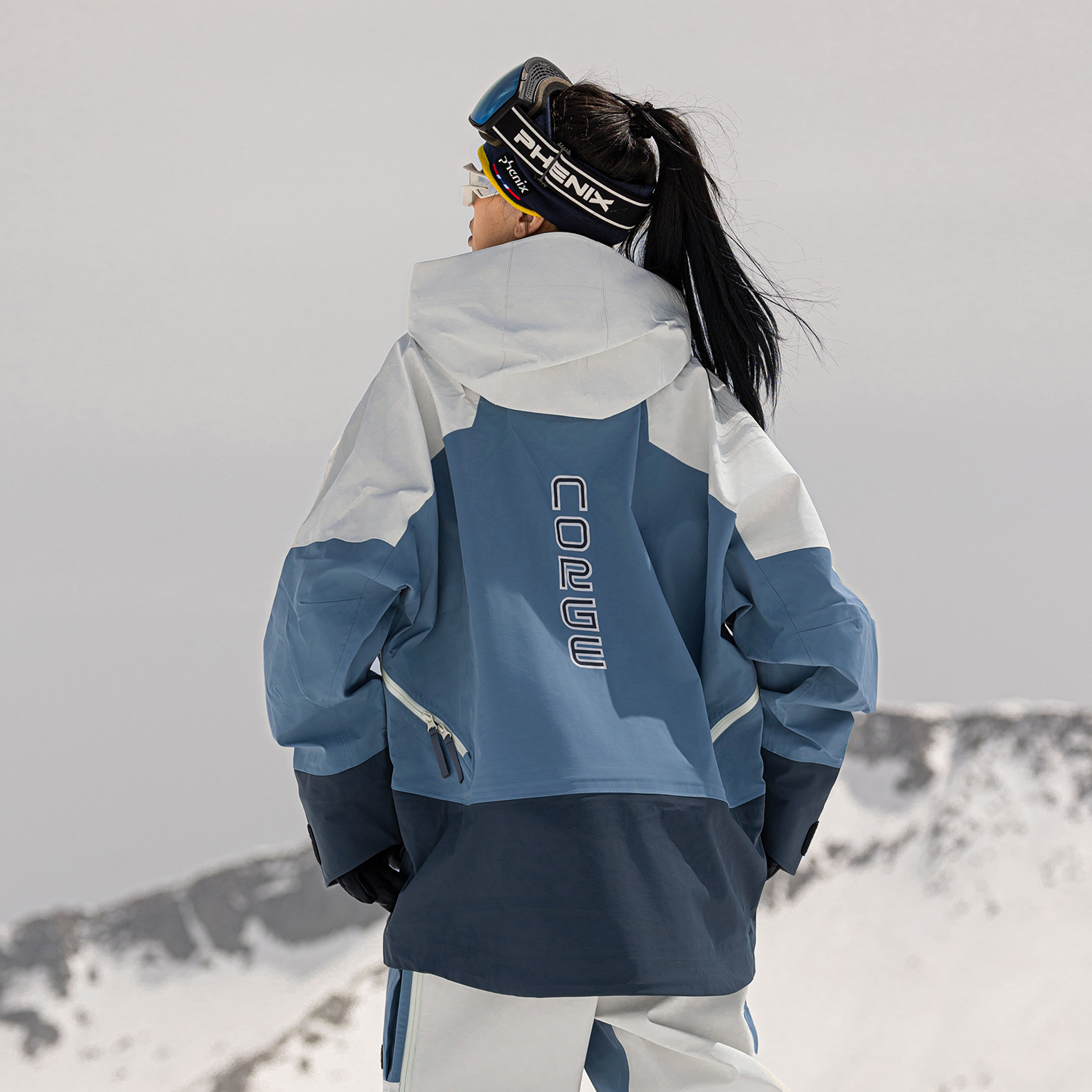 Shop Phenix Norge 3L 藍色防水防風透氣滑雪外套 PCKM2WT27