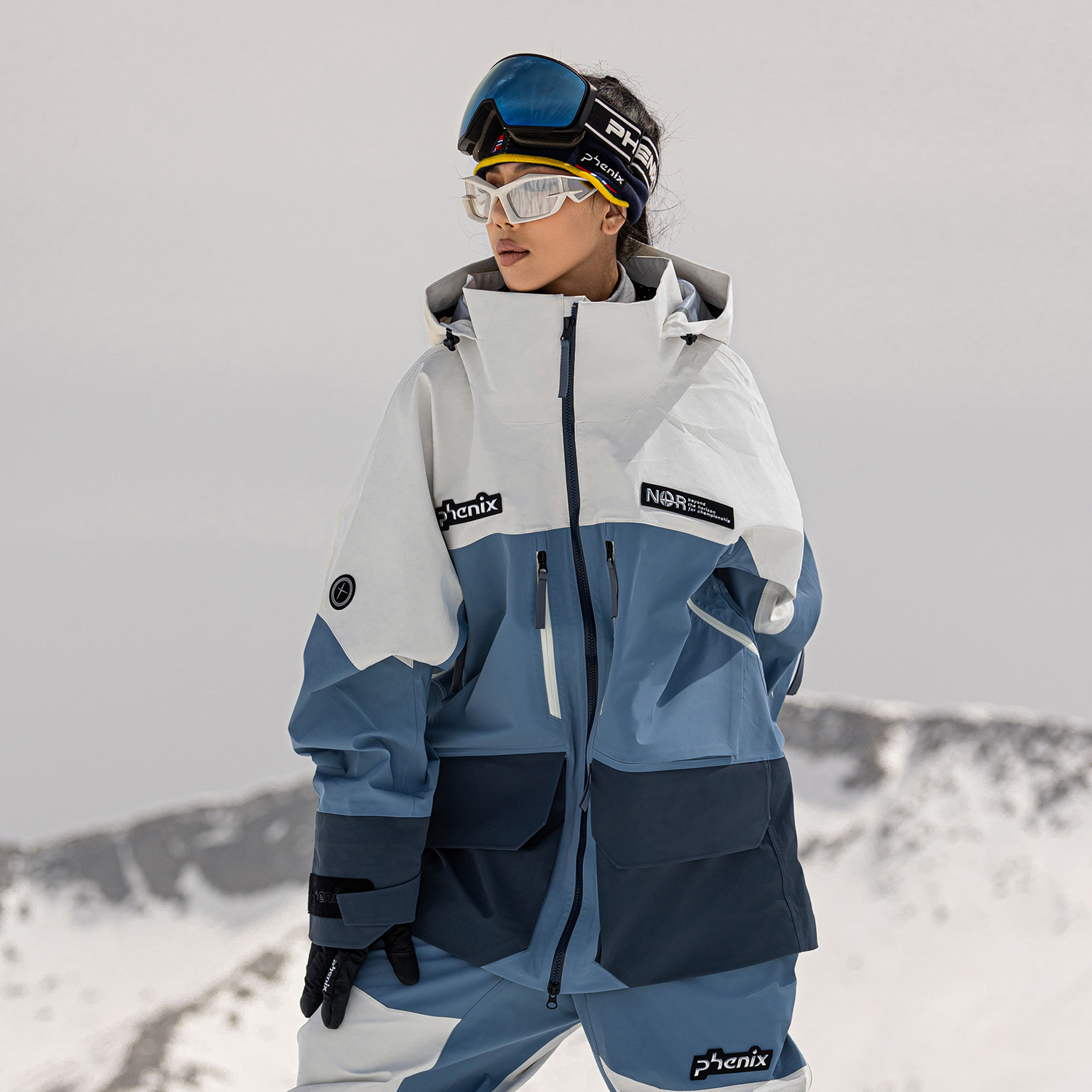 Purchase Phenix Norge 3L 藍色防水防風透氣滑雪外套 PCKM2WT27