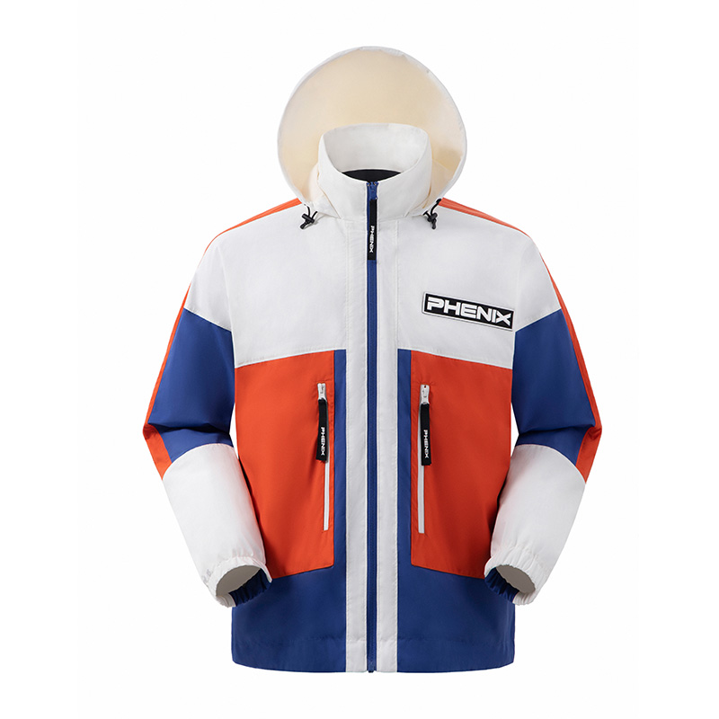 Phenix Outdoor Waterproof Windproof Breathable Colorblock Jacket Unisex PEAU2WT48