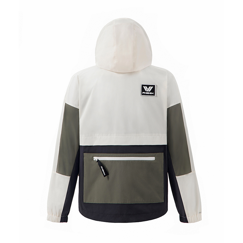 Lookbook Phenix Jaket Outdoor Tahan Air dan Angin Warna Blok Unisex PEAU2WT48