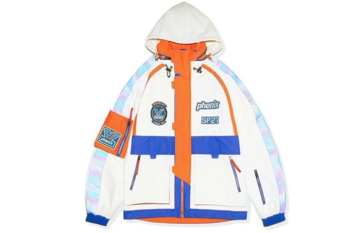 Phenix Reflective Logo Ski Jacket Waterproof Windproof Insulated Unisex Hoodie. PCA72OT07