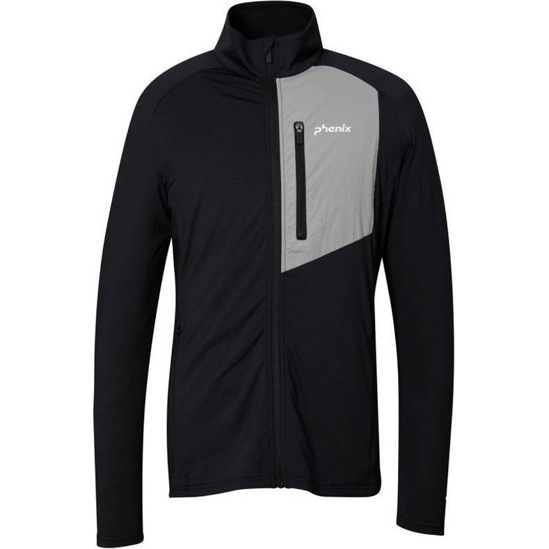 Phenix Retro Sports Colorblock Slim Zip-Up Track Jacket Black ESM23KT11