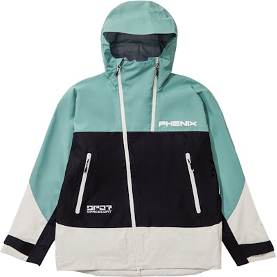 Chaqueta Outdoor Unisex Phenix SKI Colorblock Impermeable Cortaviento Caqui Rosa. PEBU2WT20 1