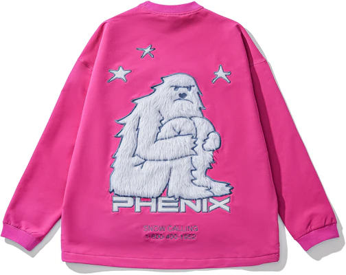 피닉스 스노우 몬스터 유니섹스 캐주얼 루즈핏 크루넥 긴팔 스웻셔츠 PEBU2WT13 3