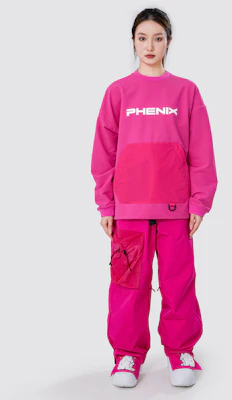 피닉스 스노우 몬스터 유니섹스 캐주얼 루즈핏 크루넥 긴팔 스웻셔츠 PEBU2WT13 4