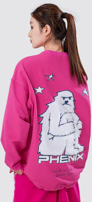 피닉스 스노우 몬스터 유니섹스 캐주얼 루즈핏 크루넥 긴팔 스웻셔츠 PEBU2WT13 8