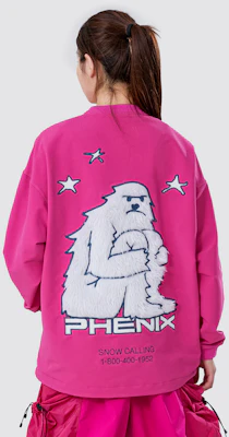 피닉스 스노우 몬스터 유니섹스 캐주얼 루즈핏 크루넥 긴팔 스웻셔츠 PEBU2WT13 9