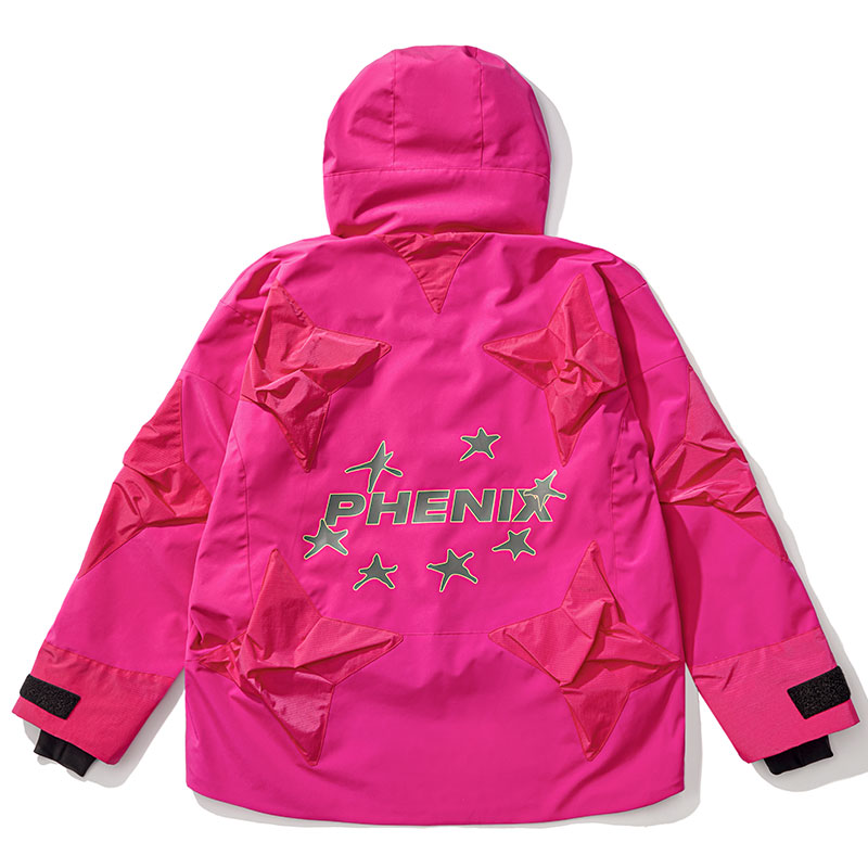 Order フェニックス スノーモンスター 防水 通気 フード付き ジップ スキー ジャケット ユニセックス PEBU2WT23