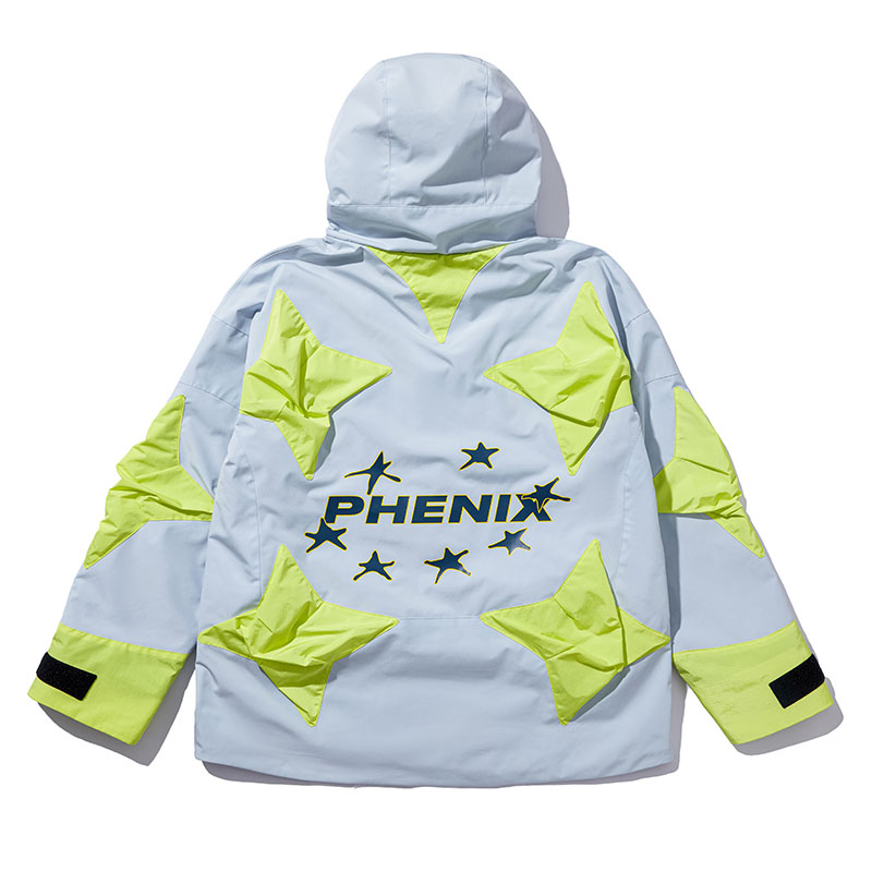 Sizing フェニックス スノーモンスター 防水 通気 フード付き ジップ スキー ジャケット ユニセックス PEBU2WT23