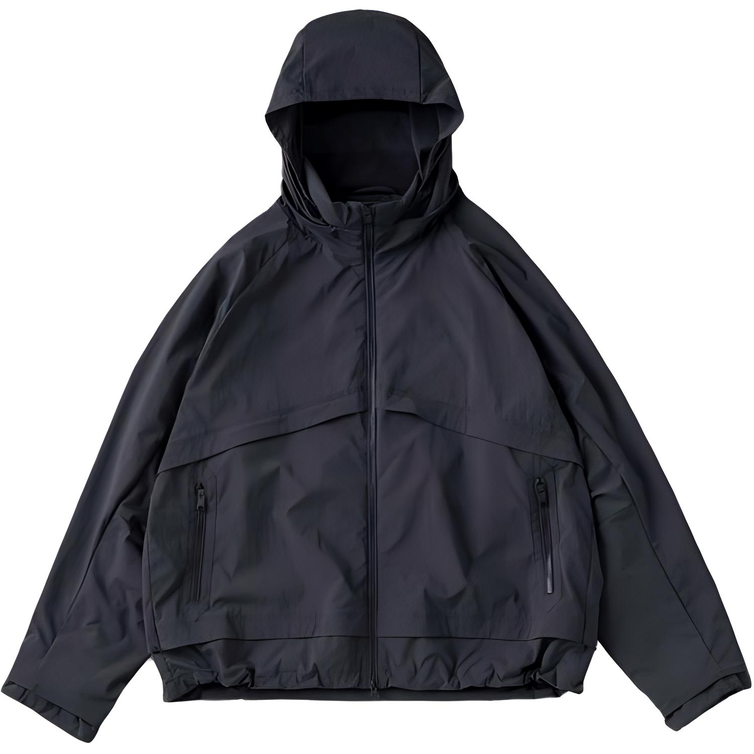 Phenix Solid Color Zip-Up Hoodie Jacket PSM22OT91