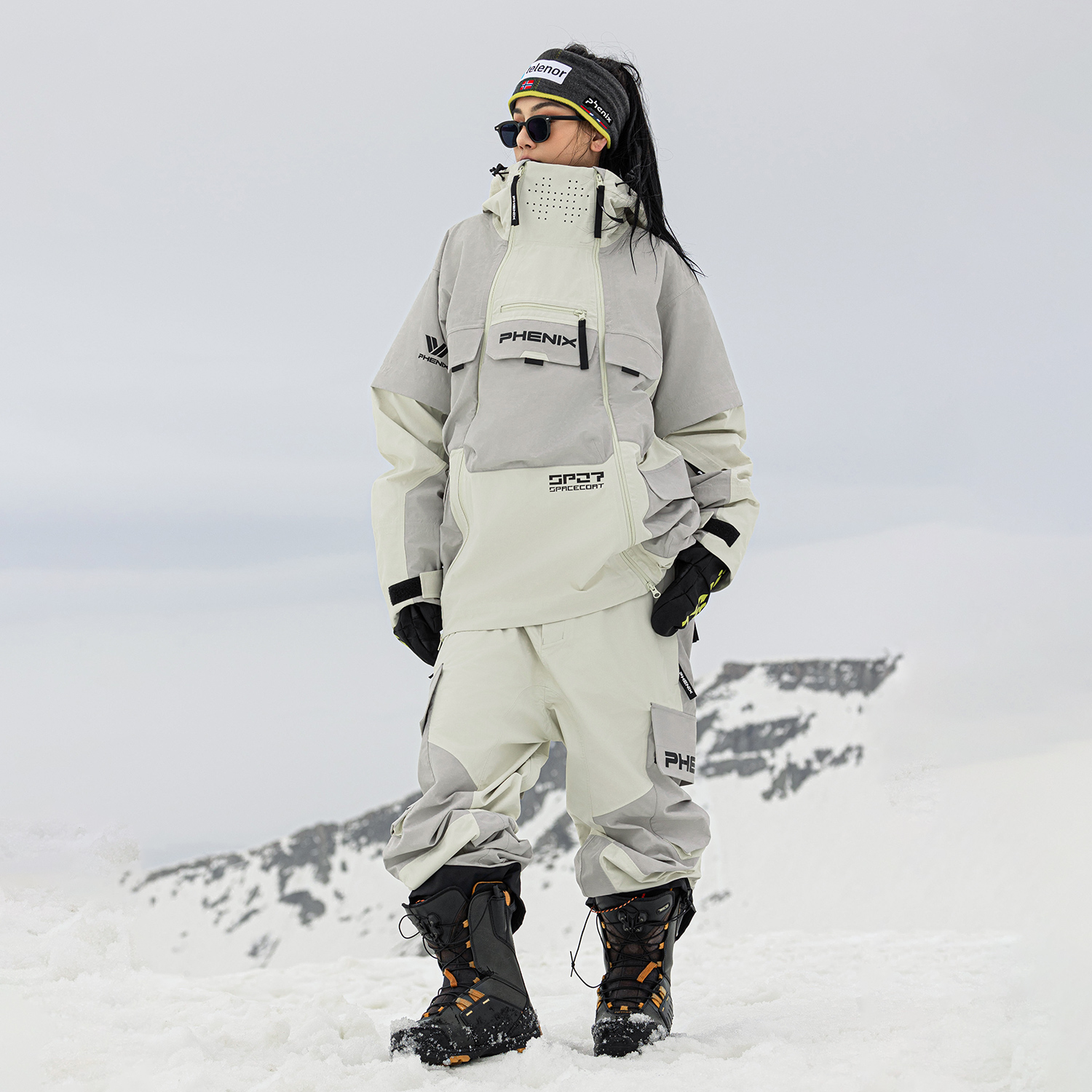 Shop Phenix SP27 防水透氣復古滑雪外套 中性款 PEBU2WT66