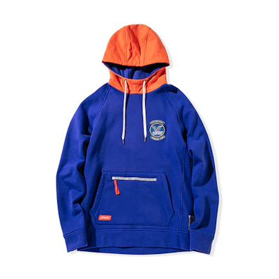 Phenix SP27 Embroidered Fleece Patchwork Hoodie Blue - Unisex PC952KT26