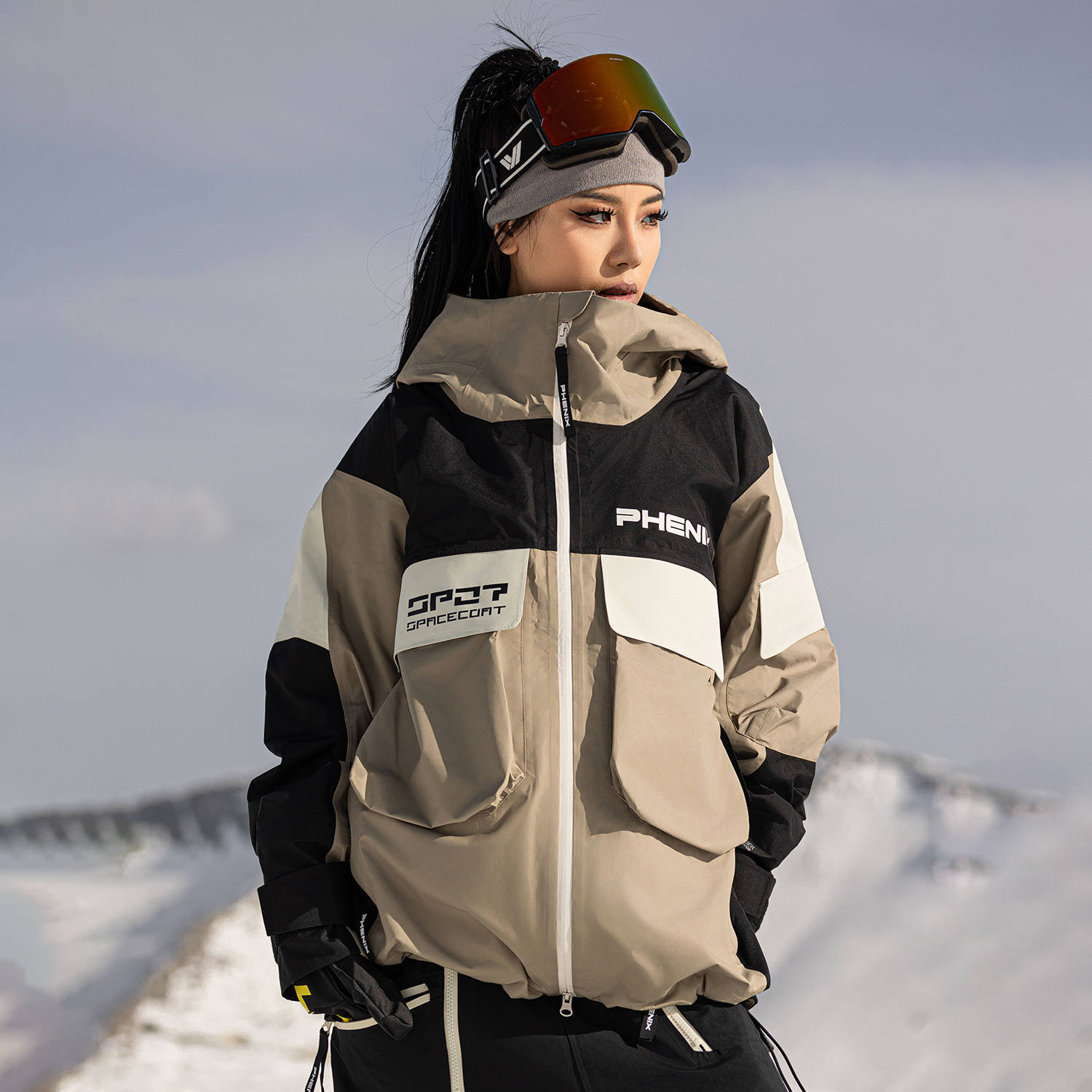 Details for Phenix SP27 Jaket Ski 3L Kalis Air & Angin Unisex Pakaian Luar. PEBU2WT51