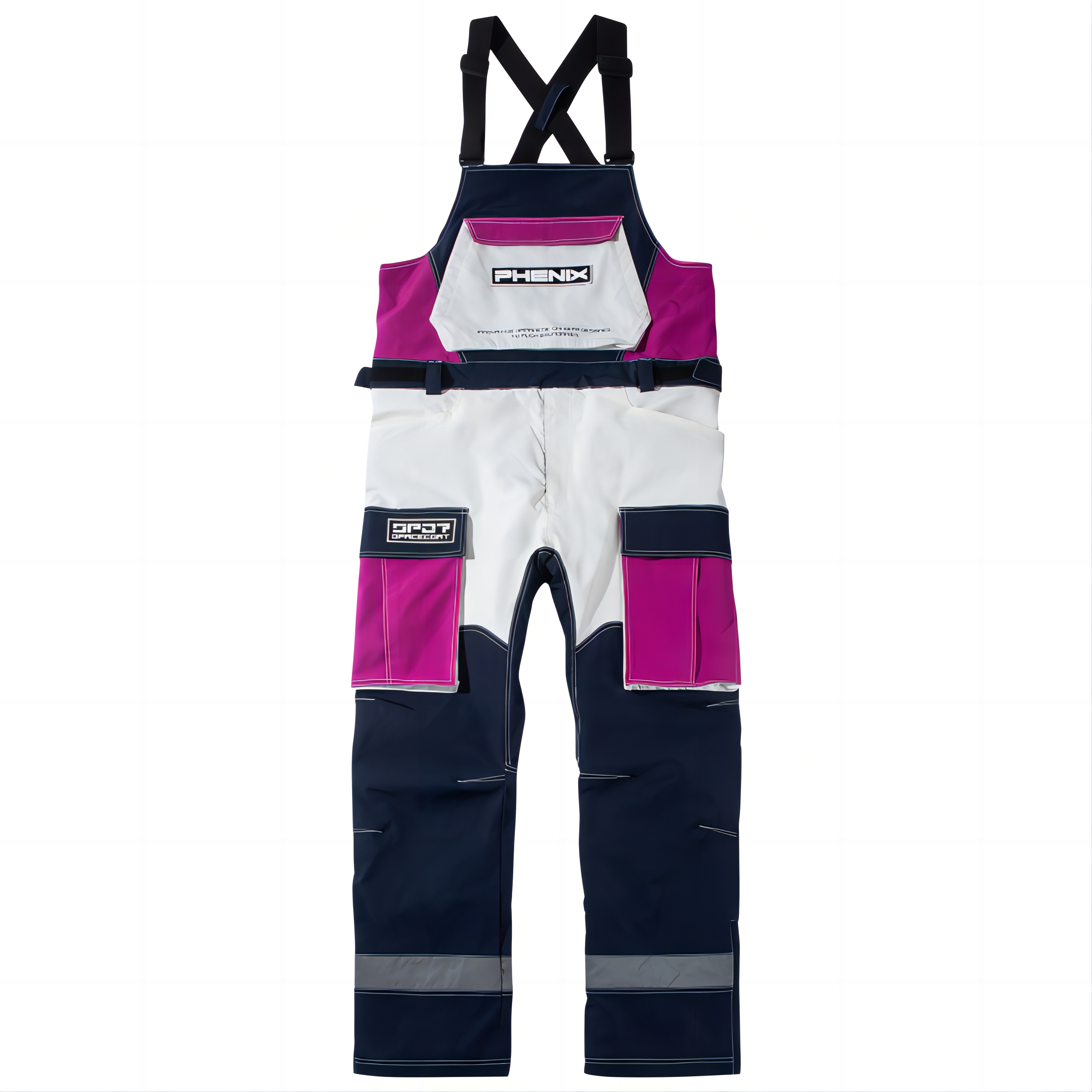 Sizing Phenix SP27 系列拼接配色字母貼布加厚滑雪連身服（男女適用）。 PCFU2OB24