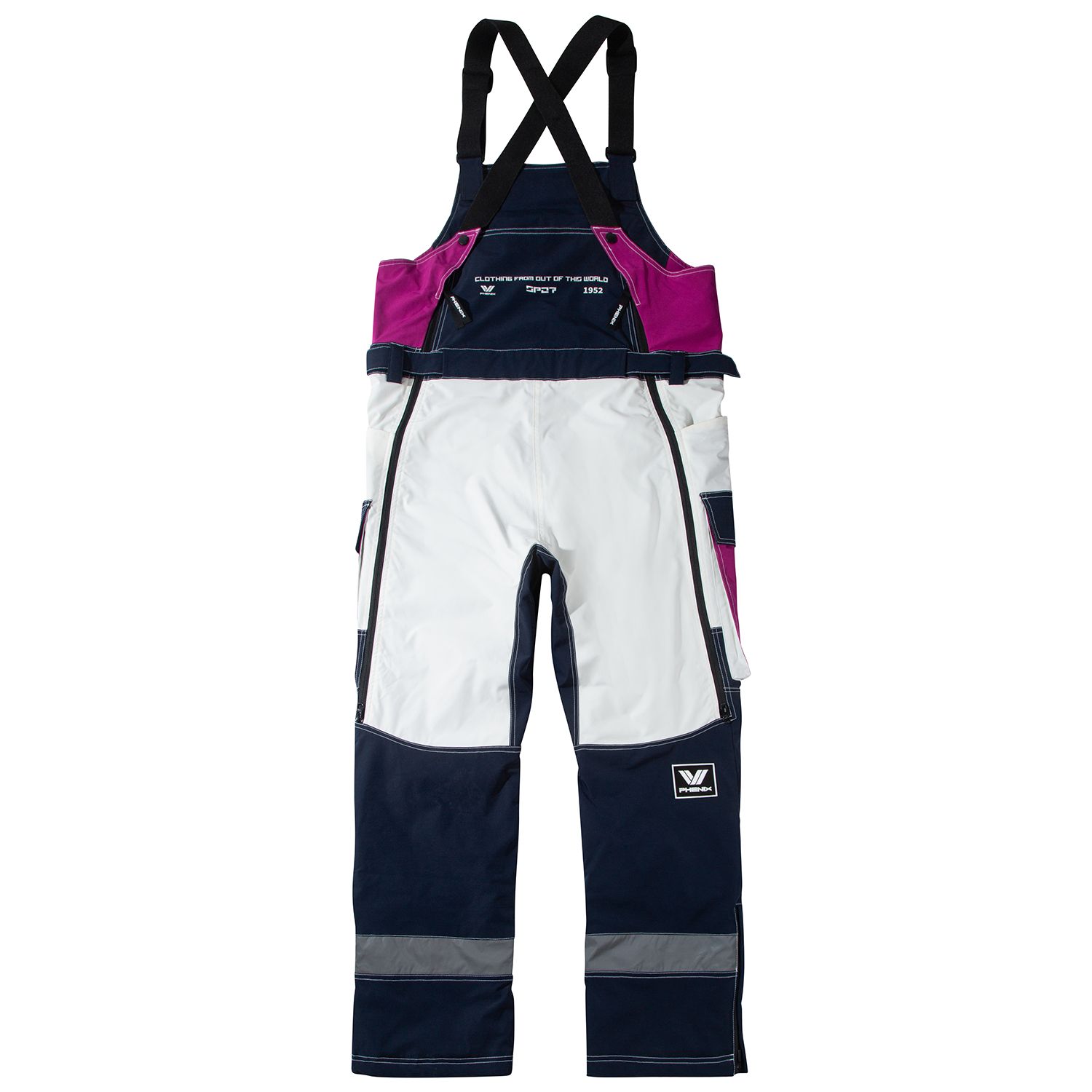 Cheap Phenix SP27 系列拼接配色字母貼布加厚滑雪連身服（男女適用）。 PCFU2OB24