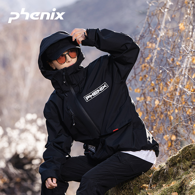 Sizing 페닉스 SP27 FW23 방수 방풍 통기성 아웃도어 재킷 유니섹스 PEAU2WT08