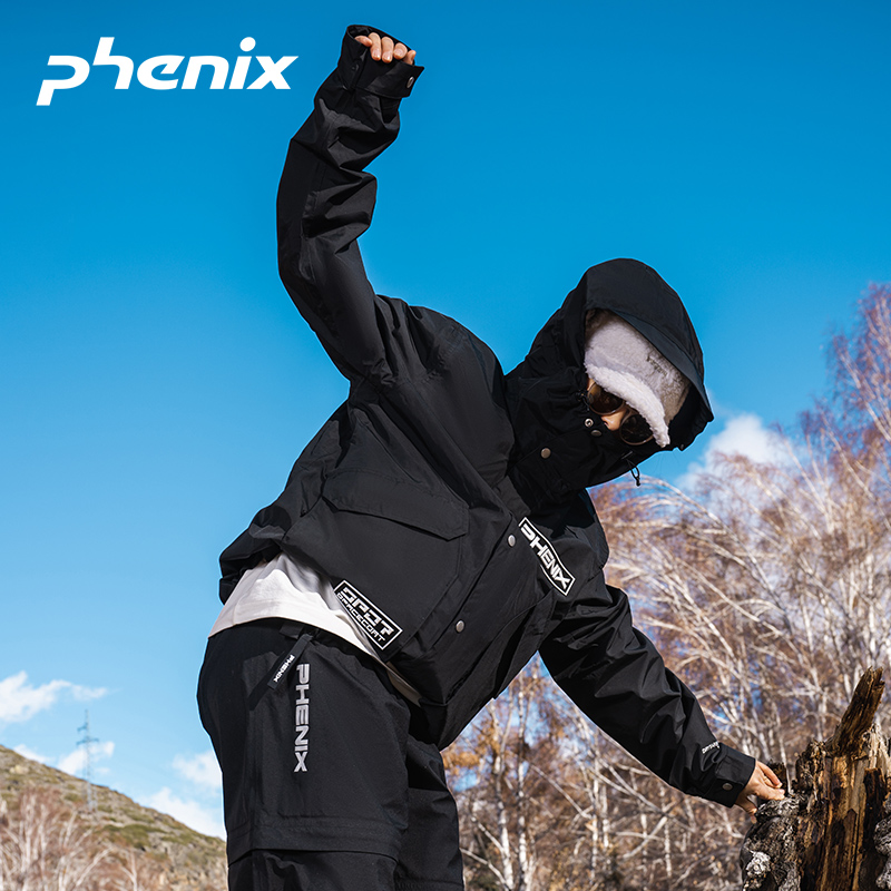 Cheap 페닉스 SP27 FW23 방수 방풍 통기성 아웃도어 재킷 유니섹스 PEAU2WT08