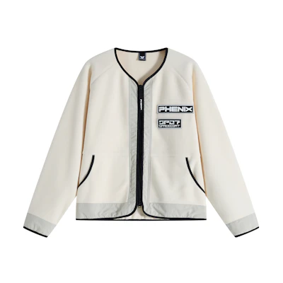 Phenix SP27 Series Logo Design Comfortable Simple Raglan Sleeve Fleece Jacket Unisex PEBU2KT17